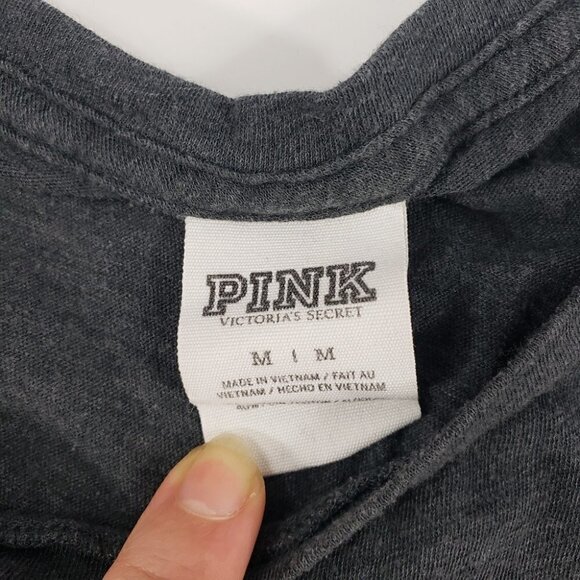 PINK Victoria Secret "You can't sweat with us" tank Size Medium - Picture 4 of 5